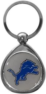 NFL Siskiyou Sports Fan Shop Detroit Lions Chrome Key Chain One Size Team Colors