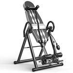 VEVOR Inversion Table 4.8-6.1 ft Teeter Inversion Table Strength Training Inversion Equipment 20°, 40°, and 60° with 300 lbs Capacity