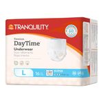 Tranquility Premium DayTime Disposable Absorbent Underwear (DAU) - LG - 64 ct