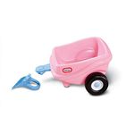 Little Tikes Princess Cozy Coupe Trailer - For Toys & Dolls - Durable Build for Indoor & Outdoor Play