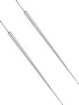 OUFER G23 Titanium Threadless Insertion Tool for 18g, Threadless Push-in Piercing Taper 18G Piercing Taper Insertion Pin, Body Piercing Stretching Kit Assistant Tool for Nose/Ear/Lip Flat-Back Stud