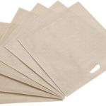 Eidoct 12pcs Large Toaster Bags, 19x17cm Heat-Resistant Toastie Bag for Toaster Microwave Grill, Premium Reusable Toaster bag, with Non Stick Coating, for Grilled Cheese Toast Sandwiches Pizza Panini