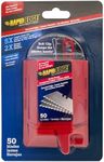 Rapid Edge All-Purpose Rapid Edge Serrated Utility Knife Blades (50 blades), 1-Pack