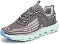 Vionic Phantom Fortune Women's Trainers Lace Up Supportive Walking Shoes for Heel Pain, Plantar Fasciitis with Orthotic Insole Arch Support Medium Fit Vapour Charcoal UK 5