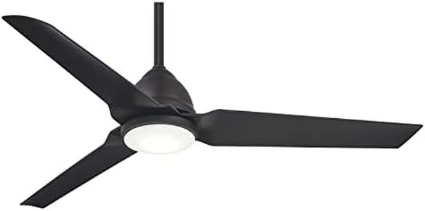 MINKA-AIRE F753L-CL Java 54 Inch Outdoor Ceiling Fan with Integrated LED Light in Coal Finish