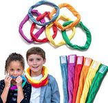 Chew Bands Necklaces 6-Pack Terry Cloth Super Absorbent Alternative to Chewing Shirts and Clothing