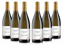 Canti - White D.O.C.G. Sparkling Wine, Moscato d'Asti 5,5%, Italian Grape Variety from Piemonte, Fruity and Sweet Taste, 6x750 ml