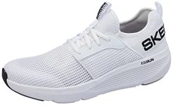 Skechers Mens GO Run Elevate - Valor 2.0 White Running Shoe - 6 UK (220329)