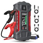 LOKITHOR J402 Jump Starter 3000A 12V 24000Mah Car Starter for Upto 9L Gas and 7L Diesel Engines with 100W Two-Way Fast Charging, Portable lipo Battery Booster Pack with Smart Digital Screen