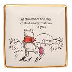 Disney Winnie The Pooh Jewelry Tray - Ceramic Trinket Dish - Pooh and Piglet Ring Dish