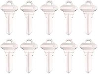 SC1 Brass Blank Key Blanks 10 Pack of Uncut Blank Keys Copper Structures Blank Keys