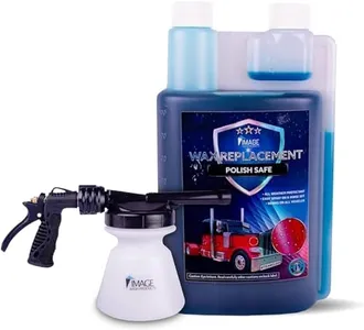 Image Wash Products Wax Replacement (Foamable) - Protectant for Any Size Vehicle. Foam On/Rinse Off (32 Fl Oz + GHFC)