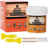 deuvuo Wood Putty, High-Performance White Wood Filler Putty - Quickly Fix Wood Cracks and Blemishes With Wood Hole Filler - Paintable, Stainable, Sandable & Quick Drying - 9.87 Ounce