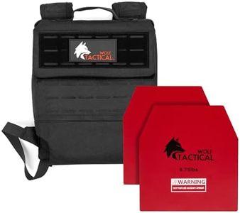 WOLF TACTICAL Rucking Backpack & Weight Plates (8.75lb) Bundle – Strength Training & Endurance Workout Set
