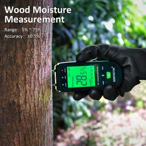 RDINSCOS Wood Moisture Meter – Digital Handheld Humidity Tester