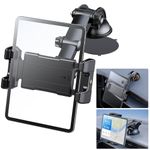 OHLPRO Tablet Holder for Car Dashboard & Windshield, Suction Cup iPad Car Mount for iPad Samsung Galaxy Tab All 5"-13" Tablets and Phone, 360° Rotatable Tablet Holder Car Mount