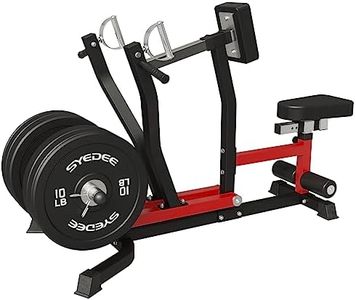 syedee Seated Row Machine, Back Machine Gym Equipment Plate Loaded, Adjustable LAT Machine with Independent Arms & Multi Grip Positions, Upper Body Training Home Gym, 400LBS Capacity