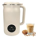 Nut Milk Maker 8 in 1, 1200ml Automatic Soy Milk Maker, Baby Food Processor with Delay Start, Keep Warm and Self-Cleaning for Almond Milk, Oat Milk, Cashew Milk, Soups, Porridges and Smoothies