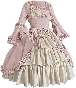 Womens Sabrina Neck Mardi Gras Ball Gown Tiered Royal Winter Floor Length Solid Color Outfits Bowknot Bell Sleeve Fit and Flared Bouffant Long Sleeve Dresses Vestidos