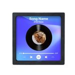 Duckbe Custom Music Album Fridge Magnets with Photo, Personalized Refrigerator Magnet with Built-in Music Player, Custom Memory Spotify Music Photo Magnets for Fridge, Meaningful Gifts for Couples