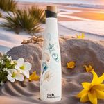 The Better Home 750ml Insulated Stainless Steel Water Bottle with Cork Cap | 8 Hrs Insulation | Hot Cold Office | Leak Proof | Diwali Gift for Friends & Family | Multicolour Deep Sea Design