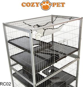 Cozy Pet Large Rodent Cage – Spacious Small Animal Habitat