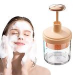 MAYCREATE® Face Wash Foam Maker Bottle, Rich Cream Face Cleanser Foamer, Foaming Bottle with Press Handle for Facial Cleaning Skincare Tools