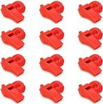 Hipat Whistle,12PCS Red Plastic Whi