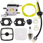 AISEN Carburetor for Echo Mantis 2 Cycle 7222 7225 7920 7924 7230 7234 7240 Tillers Cultivator TC-210 TC-210i TC-2100 SV-5C/2 SV-4B SV-4/B A021001092 C1U-K17 C1U-K27B