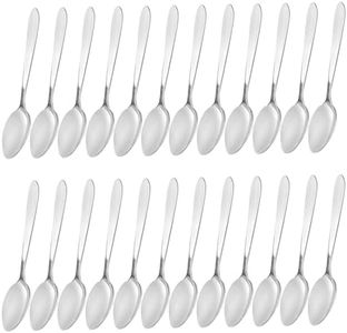 Cucharillas Cafe, 24 Piezas Cucharas de Postre, 15cm Cucharas, Acero Inoxidable Cucharillas, Cuchara Larga, Cucharillas Postre Apto para Café Postres Ensaladas Té(Apto para lavavajillas)