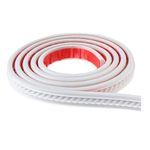 3 Meters Flexible Moulding Trim Wall Trim,Self Adhesive Peel and Stick Ceiling Molding,Cabinet Border, Mirror Picture Frame Trim,PVC Wall Background Decor 3D Crown Moulding Strip,2CM