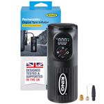 RING TYREINFLATE GO 2 Cordless Handheld Digital Tyre Inflator - Rechargeable with Internal Power Bank