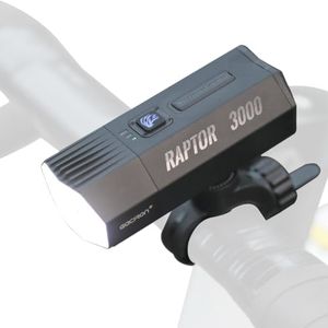 Gaciron Raptor‑3000 Bike Headlight, 3000LM High & Low Beam Anti‑Glare