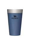 Stanley Adventure Stacking Beer Pint 0.47L - Travel Mug Keeps Beer Cold For 4 Hours - Stainless Steel Beer Mug - Stacks Infinitely - Double Wall Vacuum Insulation - Dishwasher Safe - Hammertone Lake