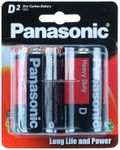 Panasonic D Heavy Duty Batteries 2-