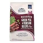 Natural Balance Limited Ingredient Adult Grain Free Dry Cat Food, Reserve Green Pea & Venison Recipe, 4 Pound (Pack of 1)