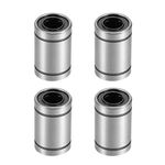 REES52 4Pcs LM8UU Linear Bearings 8x15x24mm 3D Printer Cylinder Ball Bushing Motion Double Sealed for 8mm Rotation Rod