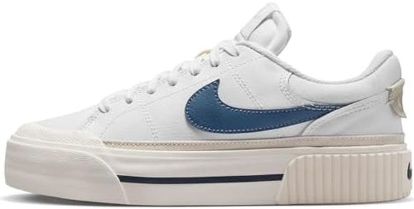 NIKE Wmns Court Legacy Lift, Low Women, White Diffused Blue Light Orewood Brown Sail, 6 US