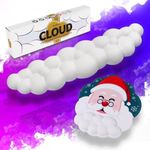 Christmas Cloud Wrist Rest, Christmas Birthday Gifts for Women, Husband Gifts, Cute Wrist Rest, Cloud Mouse Pad with Wrist Rest, Memory Foam Support for Keyboard and Mouse, Couples Gifts Idea