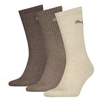 Puma Unisex Socken-7312 Socken, Light Brown Melange, 38 UK