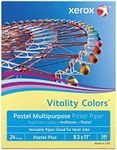 Xerox® Vitality Colors™ Pastel Plus Color Multi-Use Printer & Copy Paper, 1 Ream, Yellow, Letter (8.5" x 11"), 500 Sheets Per Ream, 24 Lb, 30% Recycled