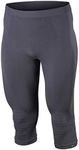 Falke Men's Standard SK A 3/4 Base Layer Bottom, Grey (Carbon 6228)