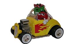 M&M Rebel Without A Clue Hot Rod Candy Dispenser - Limited Edition