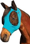 Professional's Choice Comfort-Fit Horse Fly Mask - Pacific Blue Pattern - Maximum Protection and Comfort for Your Horse