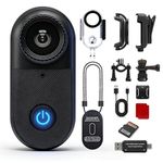 Yehtreh 2.7K Mini Body Camera, 10M Waterproof, Black