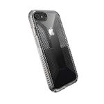 Speck Products Presidio Perfect-Clear with Grip Case, Compatible with iPhone SE (2022)| iPhone SE (2020)| iPhone 8| iPhone 7, Clear/Clear (136216-5085)