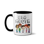 Big TV Series Mouth Characters Mug - Ceramic Funny Coffee Tea Hot Drinks Gift (Black Handle)