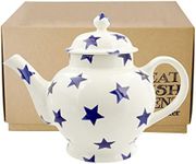 Emma Bridgewater Blue Star 4 Mug Teapot (Boxed)
