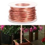 Electroculture Gardening Antenna, 65 Feet Pure Copper Wire Electroculture Gardening Copper Wire Bare Copper Wire 16 Gauge 99.9% Soft Copper Wire for Gardening, Growing Plants and Vegetables