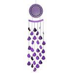 VP Home 42" H Shimmering Mandala Wind Chimes for Outside Unique Mandala Shimmering Windchimes Outdoor Decoration Garden Decoration, Mandala Wind Chime Gift for Women, Mom, Grandma, Unisex